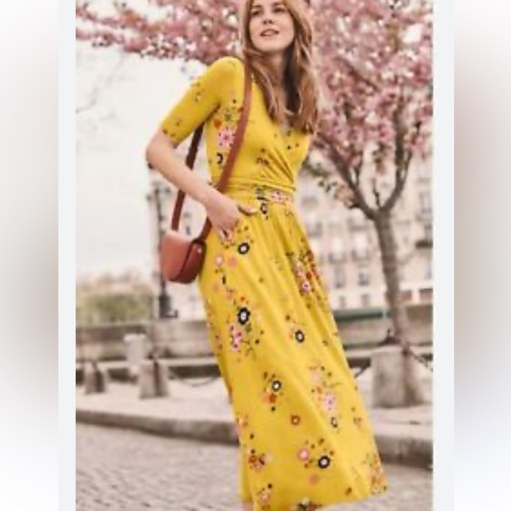 Boden Carrie jersey midi dress